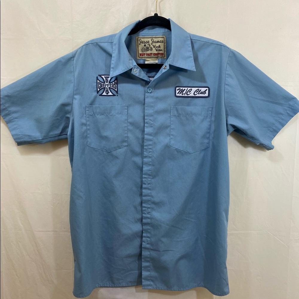 Jesse James Work Wear Button Down Shirt!